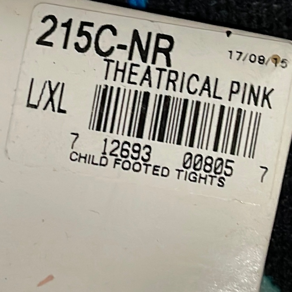 New kid’s Euroskins theatrical pink tights L/XL - Picture 2 of 5